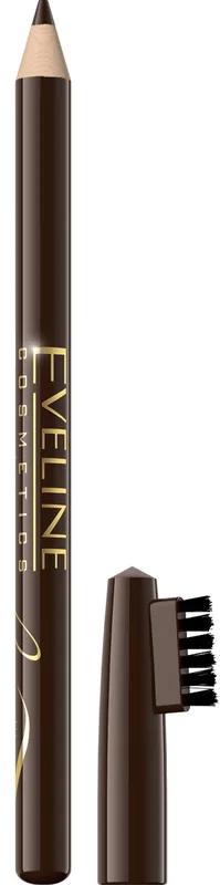 Олівець для брів контурний EVELINE EYEBROW PENCIL medium brown 1680