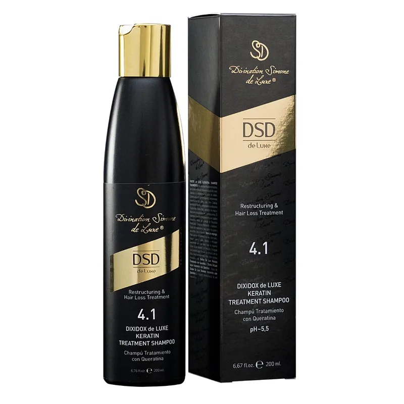 Восстанавливающий шампунь с кератином 4.1 DSD de Luxe Keratin Treatment Shampoo
