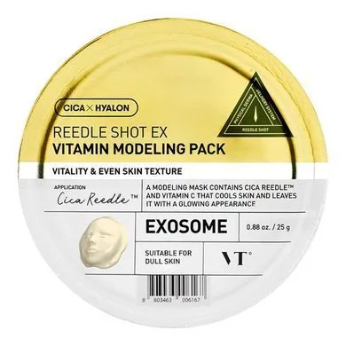 Альгінатна маска для сяйва тьмяної шкіри з мікроголками та вітаміном C - VT Cosmetics Reedle Shot EX Vitamin Modeling Pack, 25 г