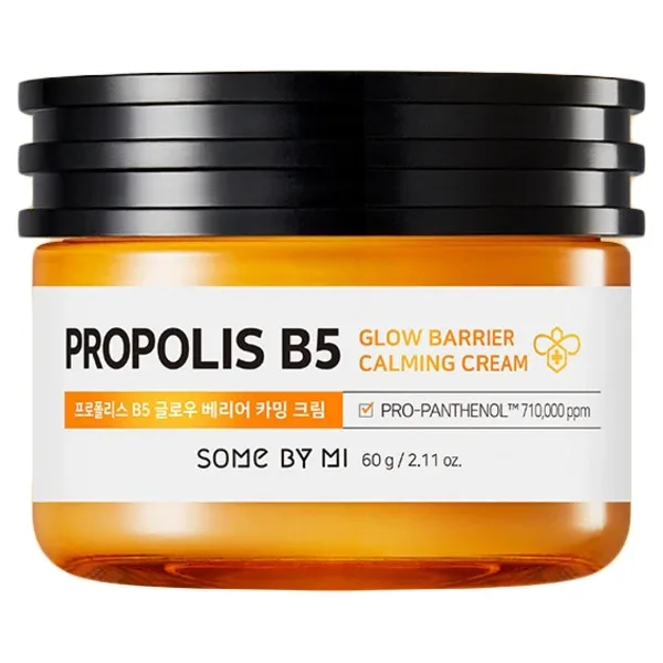 SOME BY MI Propolis B5 Glow Barrier Calming Cream - Заспокійливий крем із прополісом для сяйва шкіри