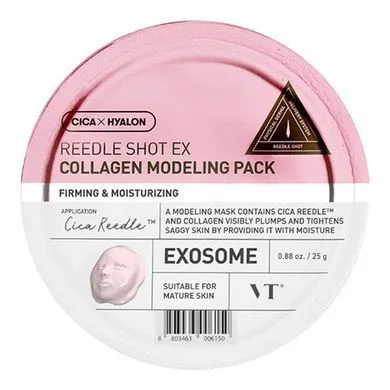 Зміцнююча альгінатна маска з мікроголками та колагеном - VT Cosmetics Reedle Shot EX Collagen Modeling Pack, 25 г