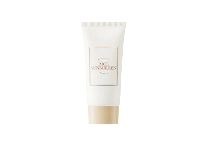 Мінеральний санскрін з екстрактом рису гоамі I`M FROM Rice Sunscreen SPF 50+ PA++++ 50 мл
