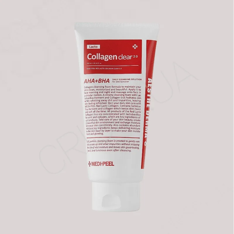 Пінка для вмивання з колагеном і пробіотиками Medi-peel Red Lacto Collagen Clear 2.0 - 100 мл