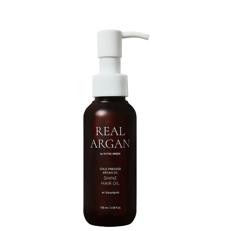 Rated Green Real Argan Cold Pressed Argan Oil Hair Shine Oil 100 мл — Арганова олія для сухого та пошкодженого волосся