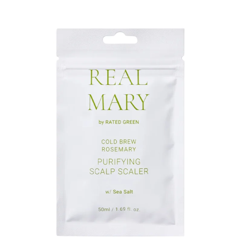 Rated Green Real Mary Purifying Scalp Scaler 50 мл — Очищуюча маска для шкіри голови схильної до жирності з морською сіллю (міні)