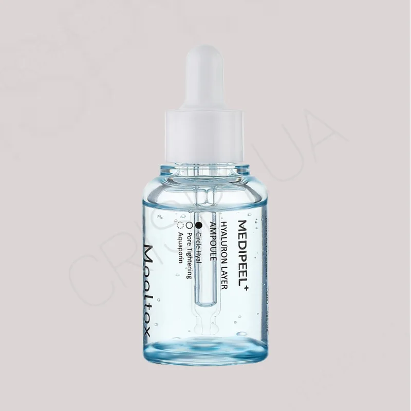 Глибокозволожувальна сироватка з гіалуроновою кислотою Medi Peel Mooltox Hyaluron Layer Ampoule