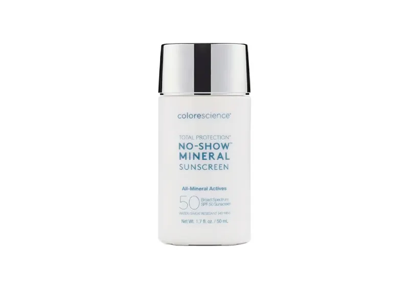 Прозорий мінеральний сонцезахисний флюїд COLORESCIENCE Total Protection No-Show Mineral Sunscreen SPF 50 50 мл