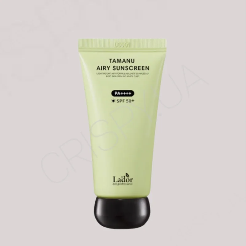 Сонцезахисний крем з маслом таману 50 мл Lador tamanu airy sunscreen spf 50+ pa++++
