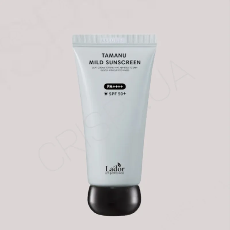 М'який сонцезахисний крем Lador Tamanu Mild Sunscreen SPF 50+ PA++++ - 50 мл
