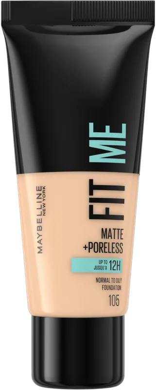 Тональний крем для обличчя Maybelline New York Fit Me з матовим фінішем відтінок 105 Natural Ivory 30 мл