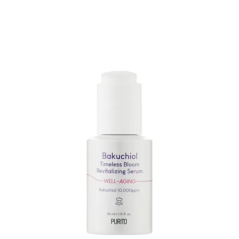 Purito Bakuchiol Timeless Bloom Revitalizing Serum 30 мл — Сироватка відновлювальна з бакучіолом