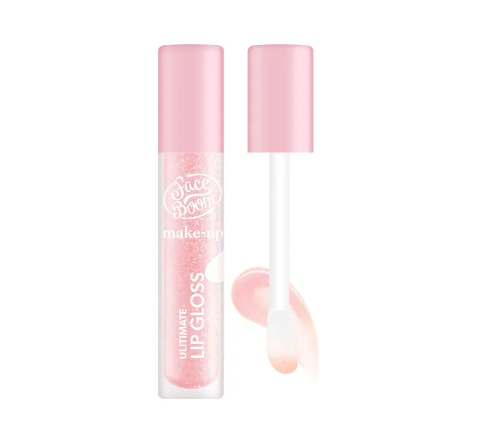 Незвичайний блиск для губ - 01 голографічний рожевий - FACEBOOM MAKE-UP
