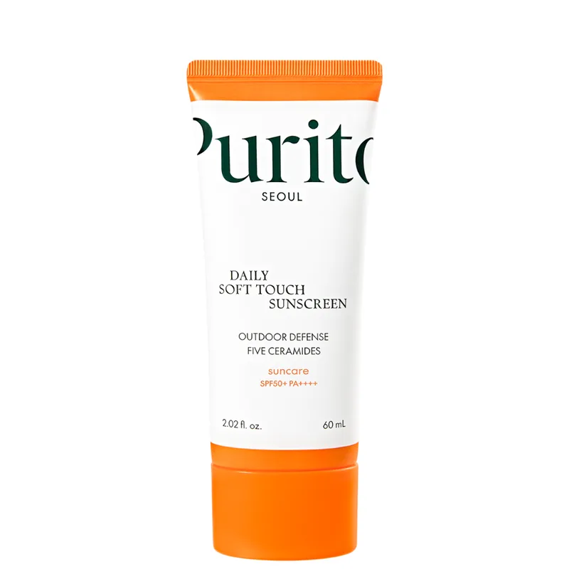 Purito Seoul Daily Soft Touch Sunscreen SPF 50+ PA++++ 60 ml — Сонцезахисний крем з церамідами SPF 50+