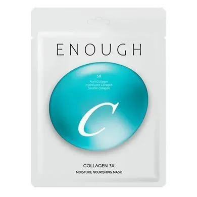 Тканинна маска поживна з колагеном - Enough Collagen 3X Moisture Nourishing Sheet Mask, 1 шт