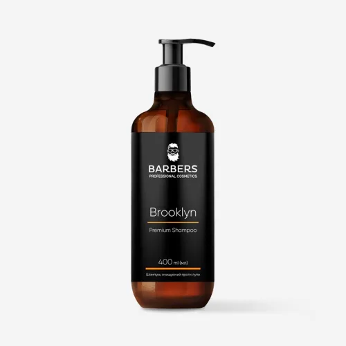 Чоловічий шампунь проти лупи 400 мл Barbers brooklyn shampoo