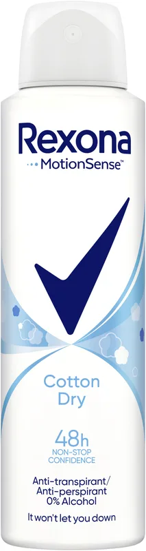 Дезодорант-антиперспірант Rexona Легкість бавовни 150 мл