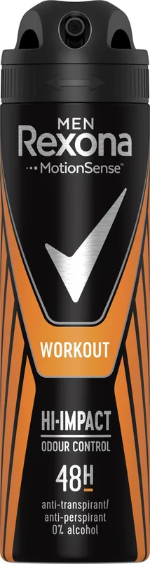 Антиперспірант Rexona Men Аерозоль Workout 150 мл