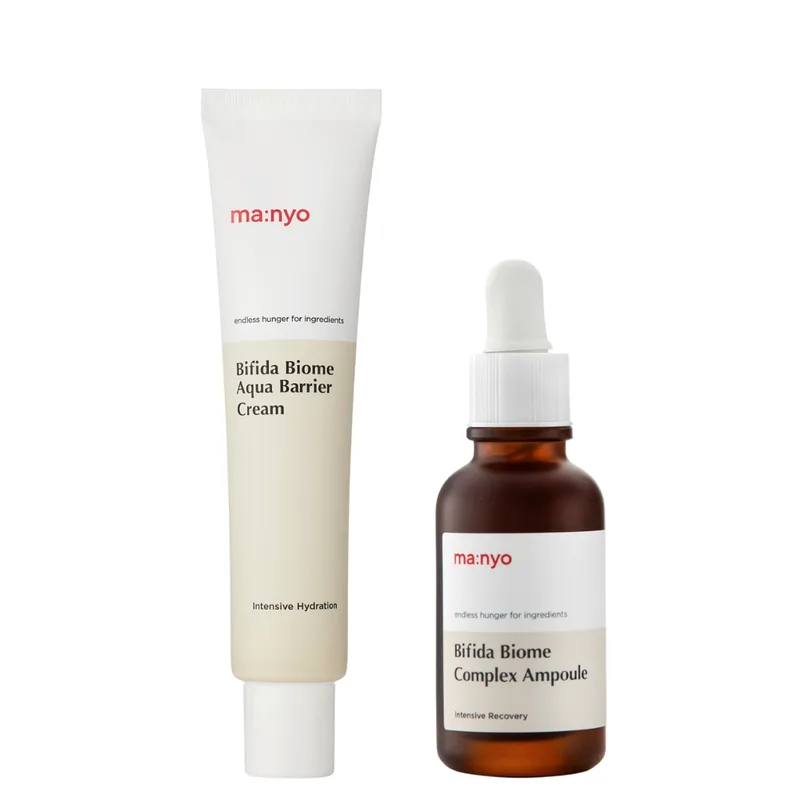 Manyo Bifida Biome Cream&Ampoule Set — Набір бестселерів з пробіотиками
