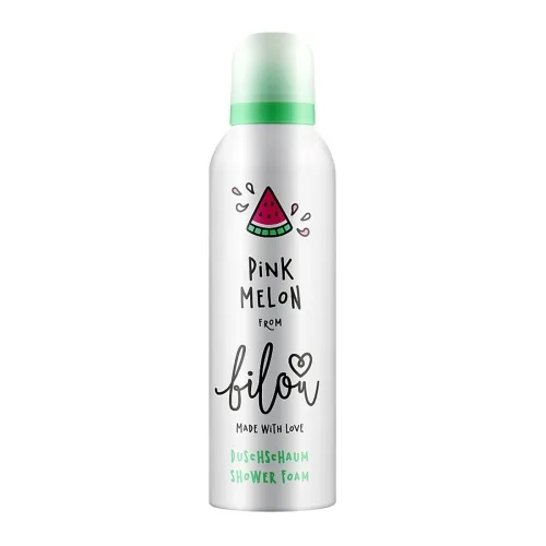 Пінка для душу з ароматом кавуна 200 мл Bilou pink melon shower foam