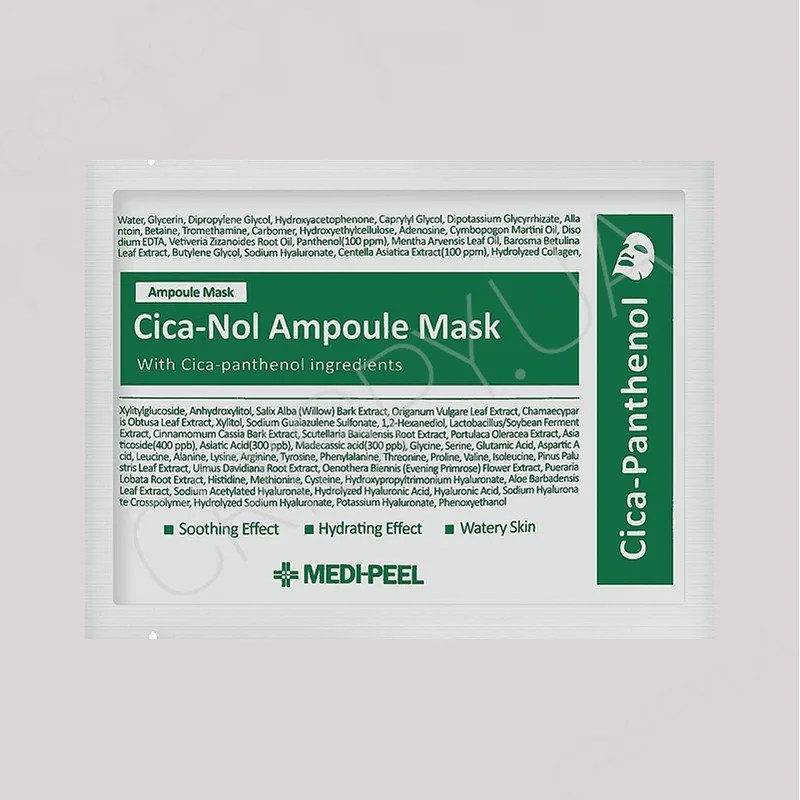 Заспокійлива ампульна маска для обличчя Medi-Peel Cica-Nol Ampoule Mask - 30 мл