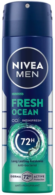 Антиперспірант NIVEA MEN свіжість океану спрей 150 мл