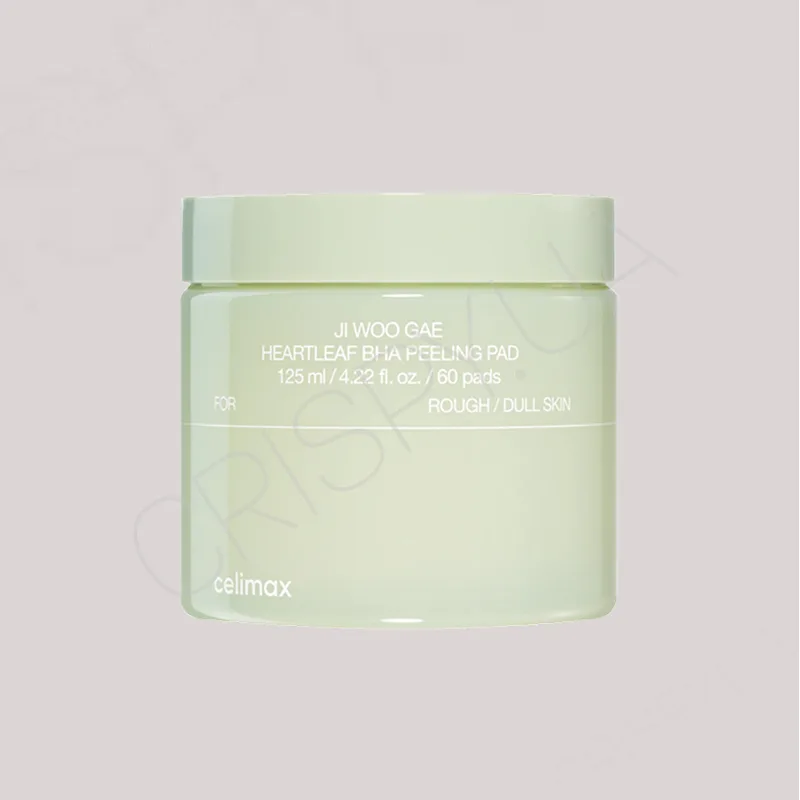Педи для очищення шкіри Celimax Ji Woo Gae Heartleaf BHA Peeling Pad - 60 шт