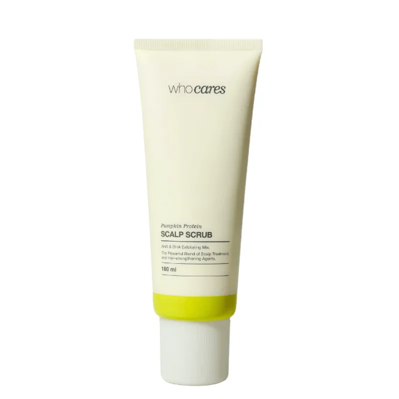 WhoCares Pumpkin Protein Scalp Scrub — Кислотний скраб-пілінг для шкіри голови