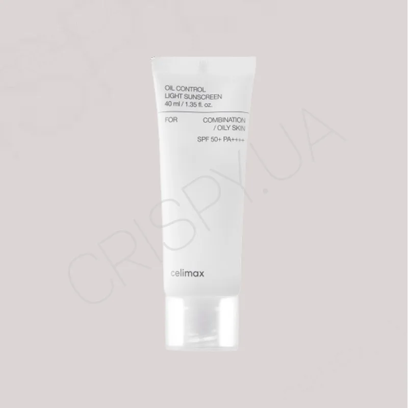Сонцезахисний крем для зменшення секреції себума Celimax Oil Control Light Sunscreen SPF50+ PA++++ - 40 мл