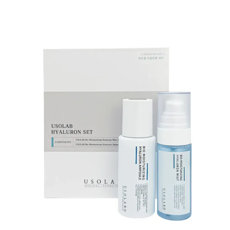 Usolab Hyaluron Set — Зволожуючий набір для ревіталізації шкіри