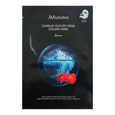 Тканинна маска з екстрактом камелії - JMSOLUTION Camellia Glacier Water Iceland Mask Snow, 1 шт