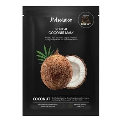 Тканинна маска з екстрактом кокосу - JMSOLUTION Tropical Coconut Mask, 1 шт