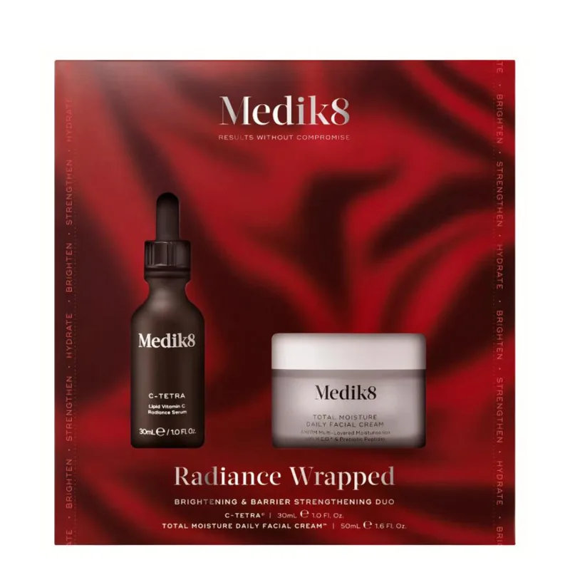 Medik8 Radiance Wrapped — Набір для освітлення шкіри та зміцнення захисного бар’єру