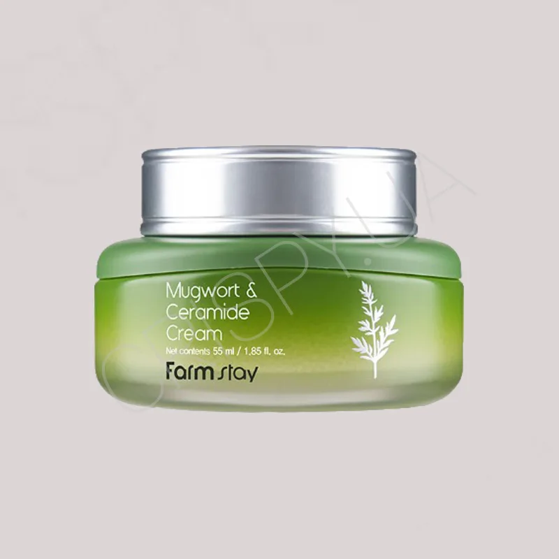 Крем для обличчя Farmstay Mugwort Ceramide Cream - 55 мл