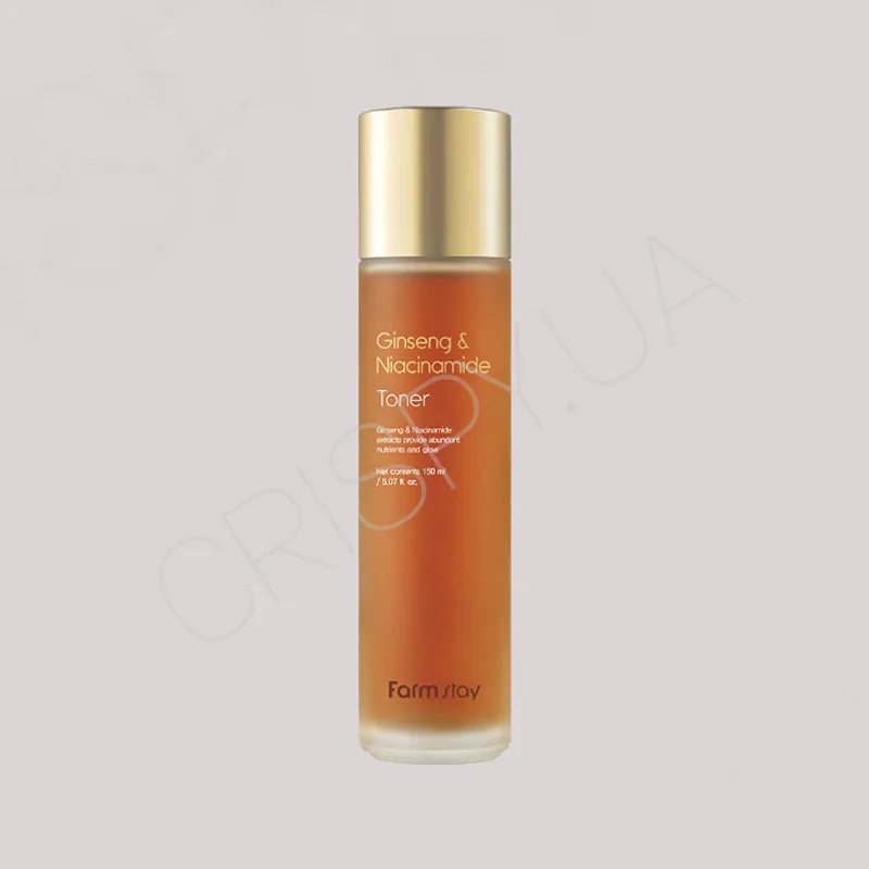 Тонер із женьшенем і ніацинамідом Farmstay Ginseng & Niacinamide Toner - 150 мл