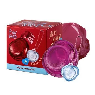 FWEE Keyring Lip&Cheek Glowy Jelly Pot – желе для губ і щік з брелком JM01 Compote