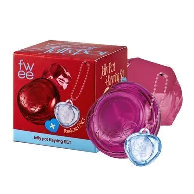 FWEE Keyring Lip&Cheek Glowy Jelly Pot – желе для губ і щік з брелком JM02 Berry Jam