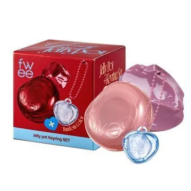 FWEE Keyring Lip&Cheek Glowy Jelly Pot – желе для губ і щік з брелком JN01 Lavender Whip