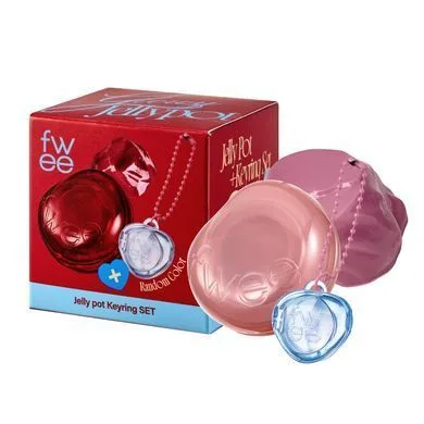 FWEE Keyring Lip&Cheek Glowy Jelly Pot – желе для губ і щік з брелком JN02 Milky