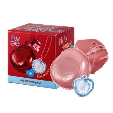 FWEE Keyring Lip&Cheek Glowy Jelly Pot – желе для губ і щік з брелком JN03 Custard