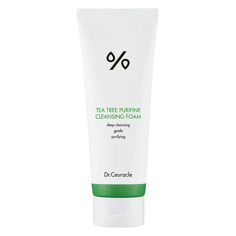 Dr. Ceuracle Tea Tree Purifine Cleansing Foam 150 мл — гель-пінка для вмивання з екстрактом чайного дерева