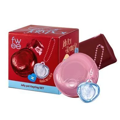 FWEE Keyring Lip&Cheek Glowy Jelly Pot – желе для губ і щік з брелком JS03 Couverture