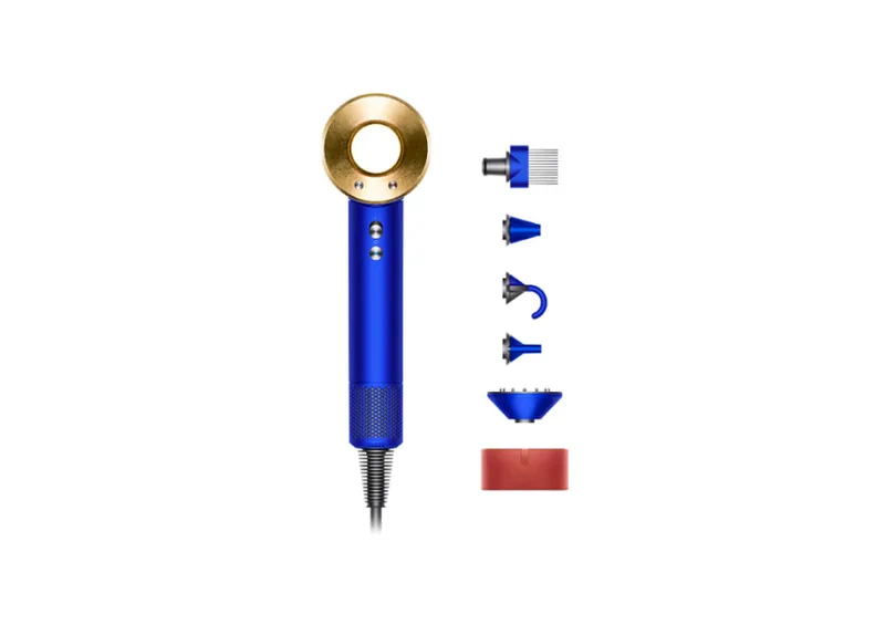 Фен для волосся DYSON HD07 Supersonic, 23,75 K Blue/Gold