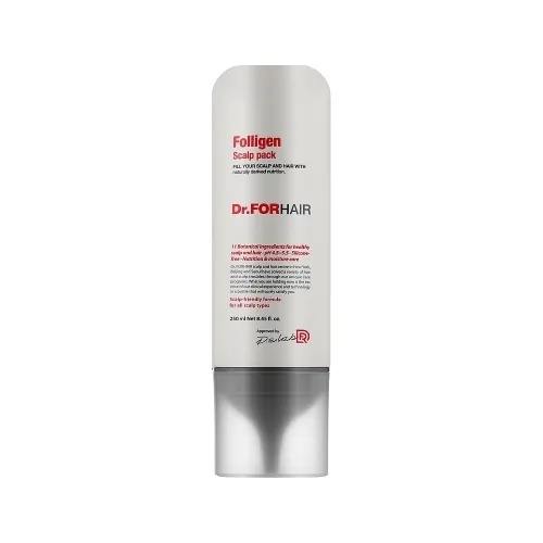 Оздоровлювальна маска для шкіри голови 250 мл Dr. FORHAIR folligen scalp pack