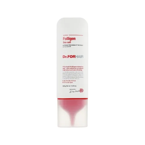 Пілінг для шкіри голови зі сіллю Мертвого моря 300 мл Dr. FORHAIR sea salt scaler