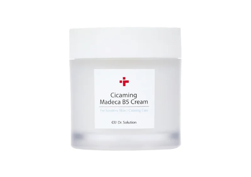 Заспокійливий крем з центелою і пантенолом CU SKIN Dr.Solution Cicaming B5 Madeca Cream 70 мл