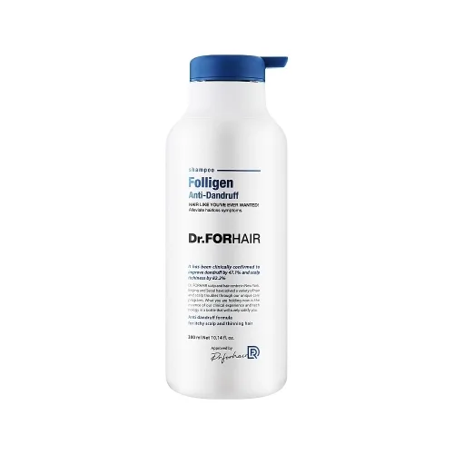 Шампунь від лупи для ослабленого волосся 300 мл Dr. FORHAIR folligen anti-dandruff shampoo