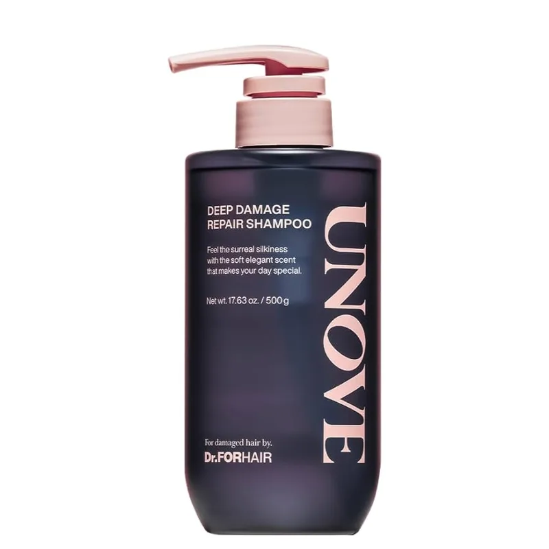 Unove Deep Damage Repair Shampoo 500 мл — Відновлювальний шампунь для пошкодженого волосся