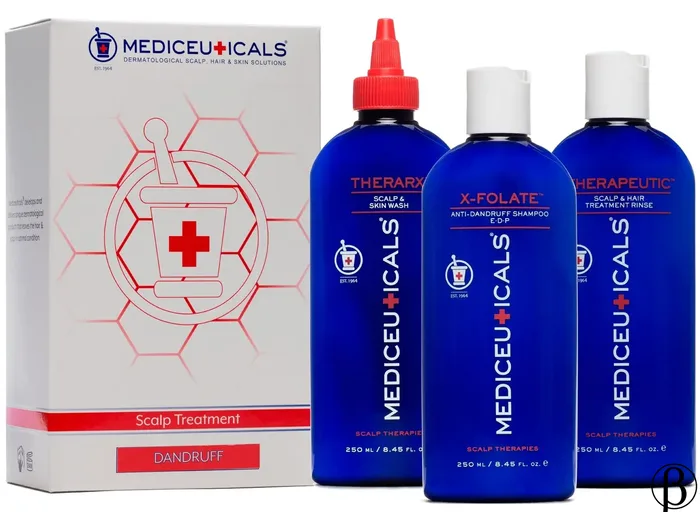 Scalp Treatment Kit Dandruff (X-Folate, Therapeutic, TheraRX) | набір проти лупи MEDICEUTICALS
