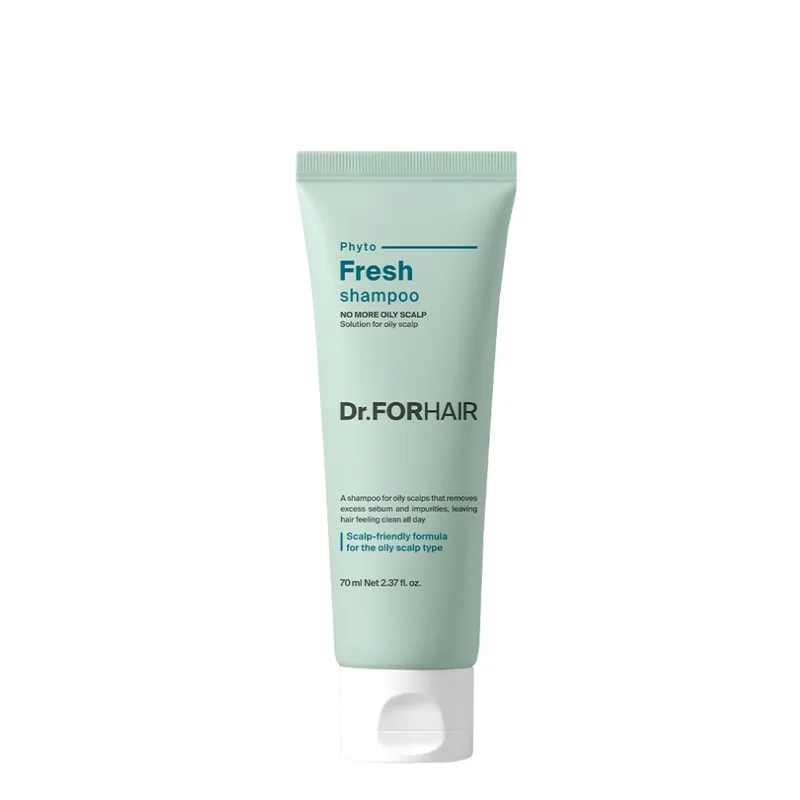 Dr.FORHAIR Phyto Fresh Shampoo 70 мл — Міцелярний шампунь для жирної шкіри голови (міні)