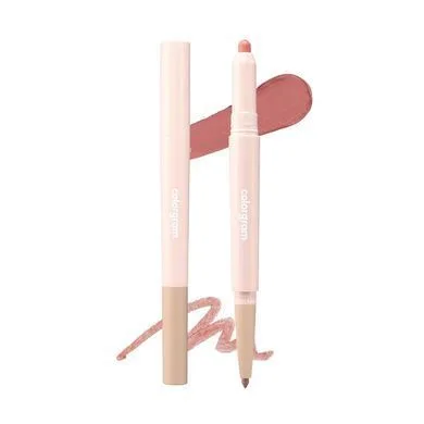 Colorgram All in One Over-Lip Maker – двосторонній олівець для губ 01 Warm Peach